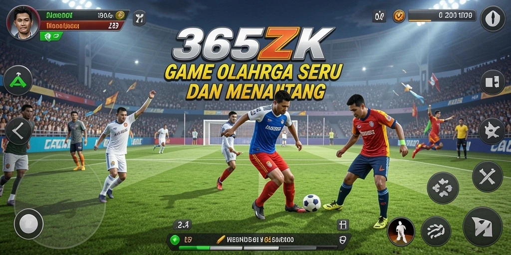 Gameplay menegangkan dari 365ZK dalam aksi olahraga.