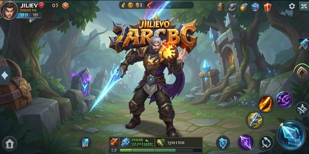 Gameplay seru di dunia epik JILIEVO dengan pertarungan melawan monster.