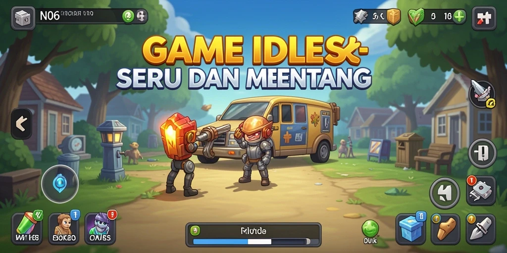 Gameplay N06 menunjukkan aksi seru dalam genre Idle.